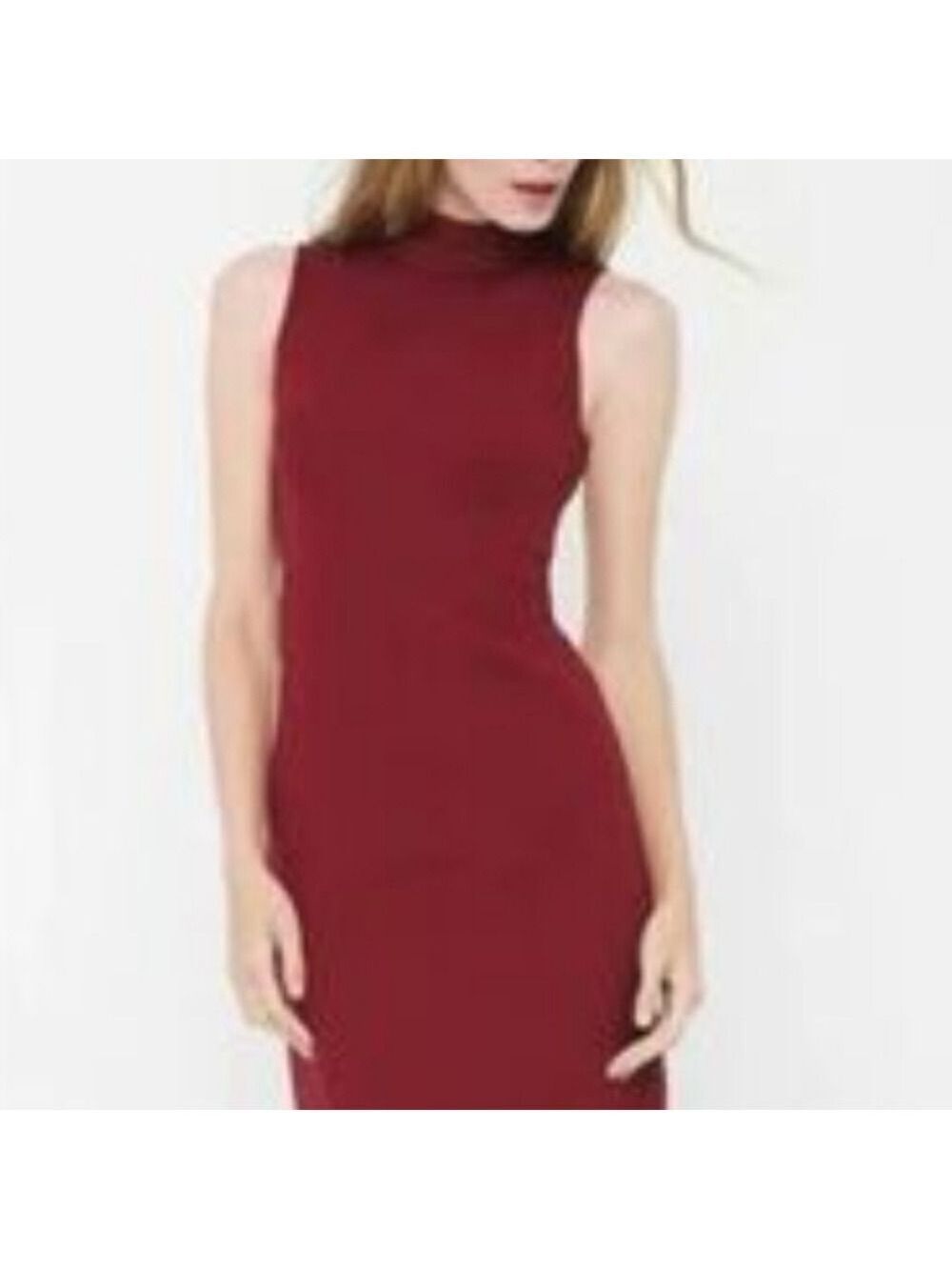 White House Black Market high neck mob wife sleeveless dress. Size 10 .EUC
